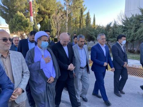 رییس مجلس وارد کرمان شد