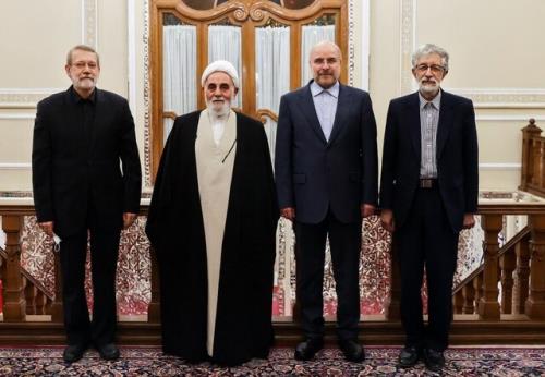 افطاری قالیباف با روسای سابق مجلس