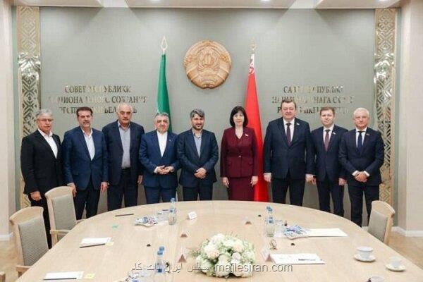 دیدار هیأت پارلمانی ایران و بلاروس با رئیس شورای جمهوری بلاروس