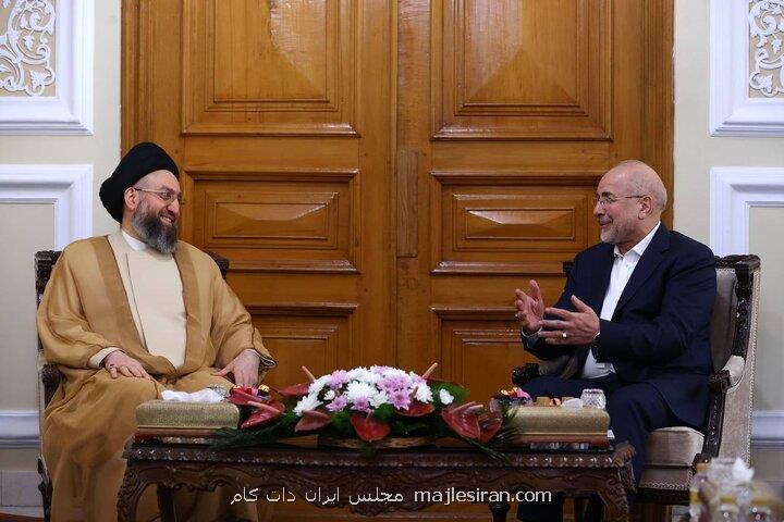 دیدار سید عمار حکیم با قالیباف