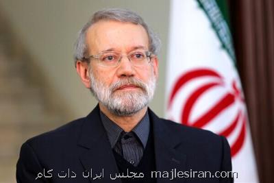 لاریجانی: ایران برای همكاریهای اقتصادی با عراق آماده است